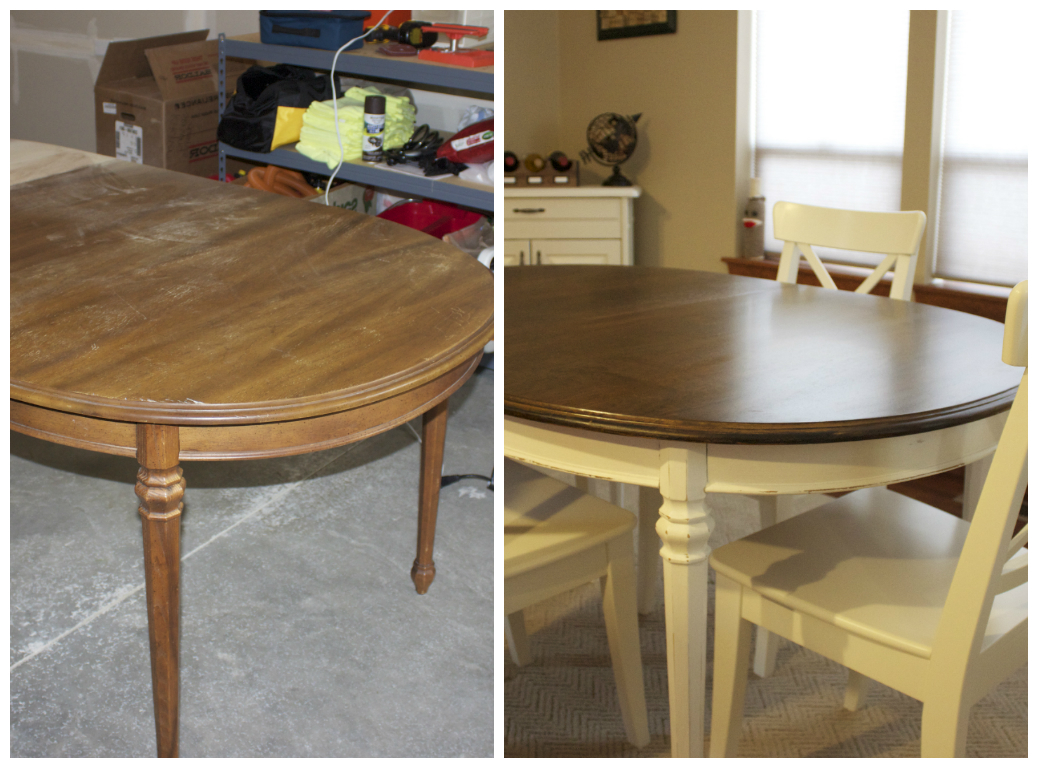 Refinished Kitchen Table Why Not Give It A Try